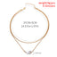 Women's Fashion Layered Imitation Pearl Alloy Necklace