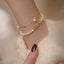 Sweet Color Block Freshwater Pearl Bracelet - Elegant Minimalist Design 2023