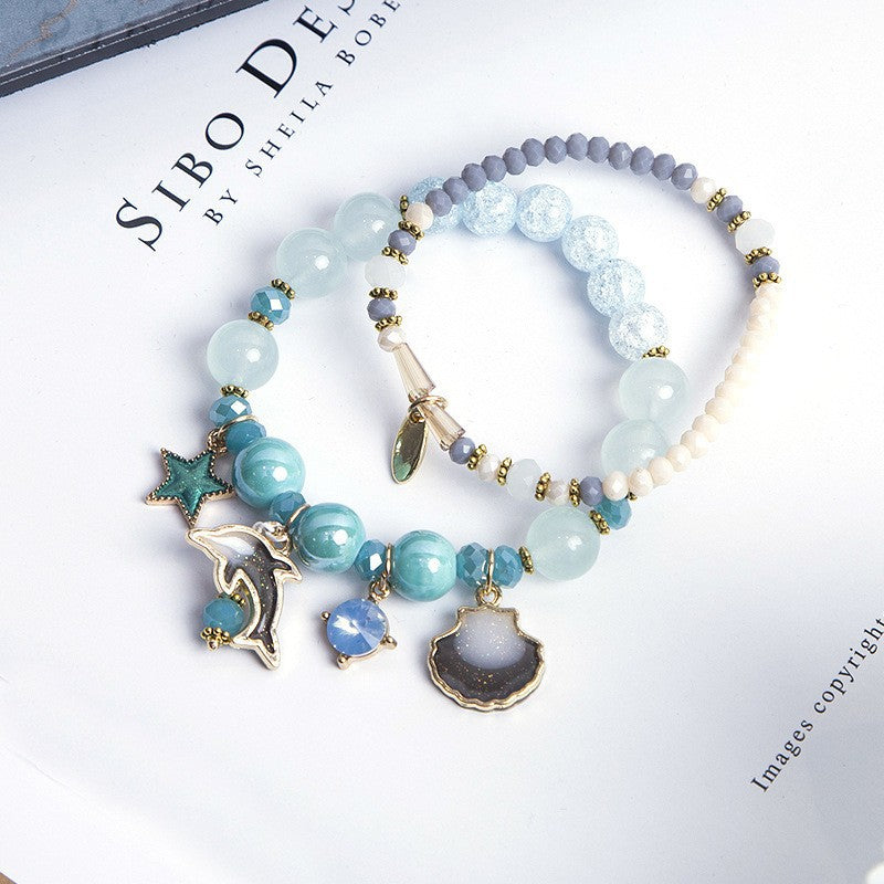 Sweet Starfish Natural Stone & Bohemian Ocean Charm Bracelets