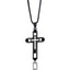 Hip-Hop Hollow Cross Stainless Steel Pendant Necklace