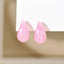 1 Pair Minimalist Water Droplet Acrylic Earrings