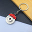 Simple Style Car Wheel Metal Keychain with Automotive Tool Charms