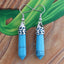 Fashion Solid Color Gem Earrings 1 Pair