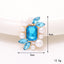 Zinc Alloy Rhinestone Pearl Rectangle DIY Jewelry Accessories