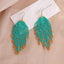 1 Pair Bohemian Tassel Beaded Drop Earrings