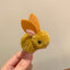 Cute Rabbit Plush Hair Clip for Girls