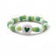 Retro Heart Ceramic Rice Bead Ring - Colorful Beaded Jewelry