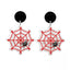 Halloween Acrylic Spider Ghost Pumpkin Cat Earrings