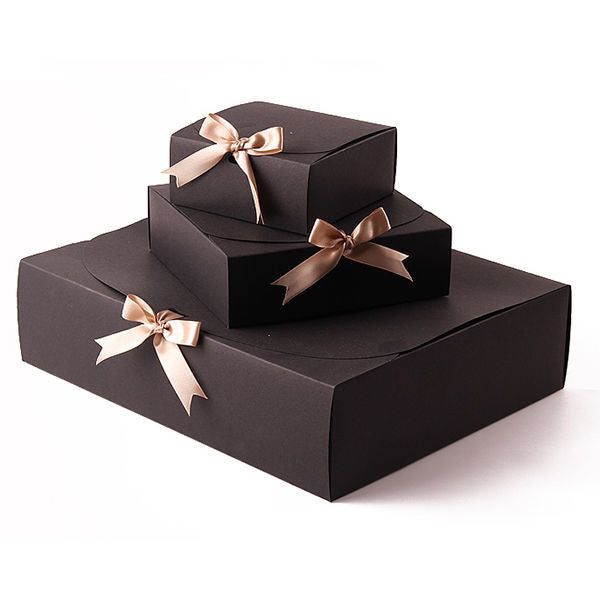 Retro Solid Color Gift Wrapping and Cosmetic Box Set