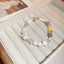 Retro Ethnic Ceramic Star and Bamboo Butterfly Bracelets Set