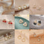 1 Pair Fashion Letter Square Heart Shape Imitation Pearl Alloy Inlay Artificial Gemstones Women'S Earrings