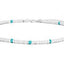 Colorful Glass Beaded Women's Choker Necklace