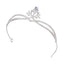 Women's Elegant Rhinestone Zircon Alloy Princess Crown Headband for Bridal and Party Wear