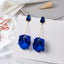 Creative Acrylic Rose Petal Earrings Fashion Earrings