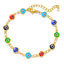 Retro Devil's Eye Colorful Copper Bracelet Fashion Statement