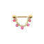 Elegant Lady Simple Style Geometric Stainless Steel Alloy Copper Plating Gold Plated Nipple Ring