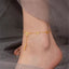 Glamorous Love Stainless Steel Rose Gold Anklet