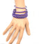 Simple Style Unisex Silica Gel Braided Bangle Bracelet