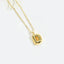 14K Gold Plated Copper Initial Pendant Necklace