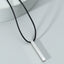 Three-Dimensional Pillar Stainless Steel Pendant Necklace