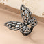 Fashion Rhinestone Butterfly Adjustable Women's Ring