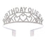 Women's Classic Crown Alloy Hair Band and Sparkling Diamond Party Headband Set