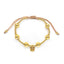 Casual Halloween Pumpkin Skull Copper Beaded Bracelets 18K Gold Plated Jewelry