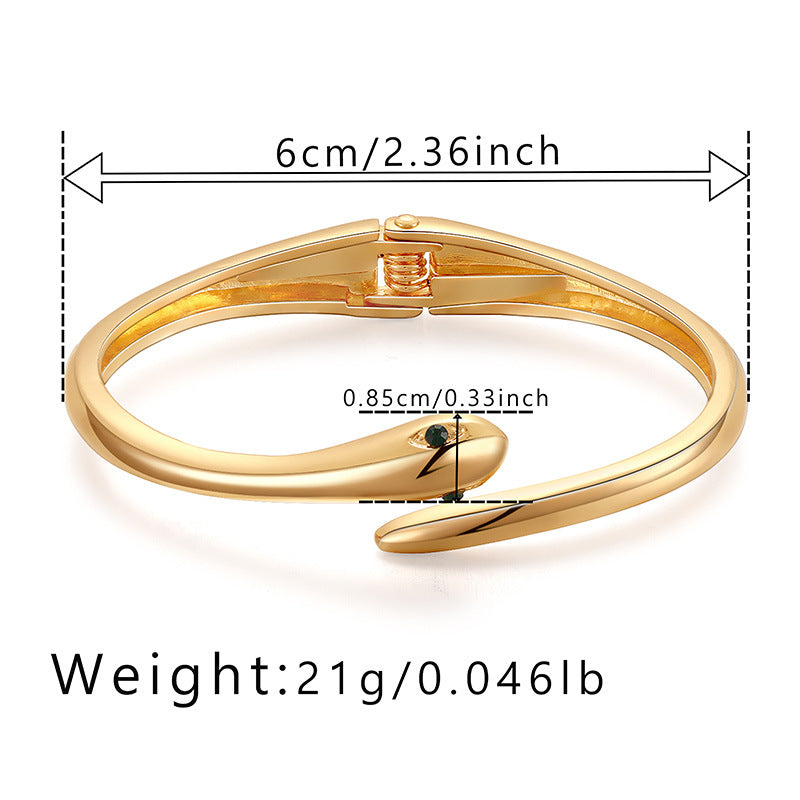 Simple Style Solid Color Metal Plating Gold Plated Women's Bangle