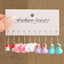 Cute Geometric Acrylic Earrings Set - Butterfly, Cloud, Duck, Mushroom, Heart Designs