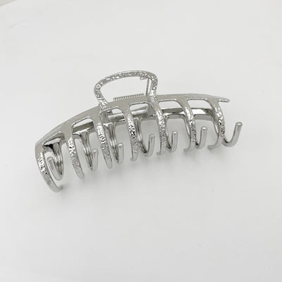 Women's Casual Hexagon Alloy Hair Claw Clip - Punk Style Summer Accessory