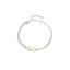 Lucky Number 8 Minimalist Stainless Steel Bracelet for Women