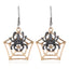 Halloween Skull Spider Pumpkin Alloy Earrings Set