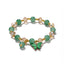 Cartoon Rhombus Butterfly Crystal Beaded Bracelet for Women and Kids