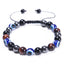 Ethnic Eye Natural Stone & Tiger Eye Beaded Unisex Bracelet