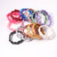 Women's Streetwear Solid Color Silicone Braided Wristband Bracelet