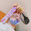 Cute Moon Acrylic Patchwork Women's Bag Charm Keychain