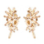 Retro Luxurious Rhinestone Wing Stud Earrings