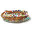 Bohemian Multi-layer Crystal Glass Beaded Bracelet for Women