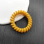 Simple Solid Color Rubber Hair Tie & Frosted Traceless Head Rope Set