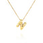 14k Gold Plated Alloy Letter Pendant Necklace