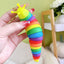 Cute Caterpillar Slug Keychain for Women - Cartoon Bag Charm and Car Accessory