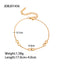 18K Gold-Plated Infinity Symbol Stainless Steel Bracelet - Trendy Fashion Jewelry