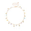 Sweet Floral Enamel Gemstone Choker Necklace