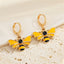 European And American New Jewelry Personality Insect Bee Three-dimensional Earrings Creative Earrings