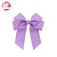 Fashion Handmade Double Streamer Polyester Ribbed Satin Ribbon Bow Hair Clip Accessories