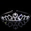 Women's Elegant Bridal Rhinestone & Pearl Crown Headband