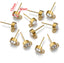 20 PCS 304 Stainless Steel Geometric Drop Earrings for DIY Jewelry Making