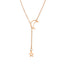 Fashion Simple Retro Moon and Star Pendant Alloy Necklace