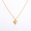 Retro Heart Shape 14k Gold Plated Birthstone Locket Necklace