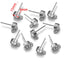 20 PCS 304 Stainless Steel Geometric Drop Earrings for DIY Jewelry Making